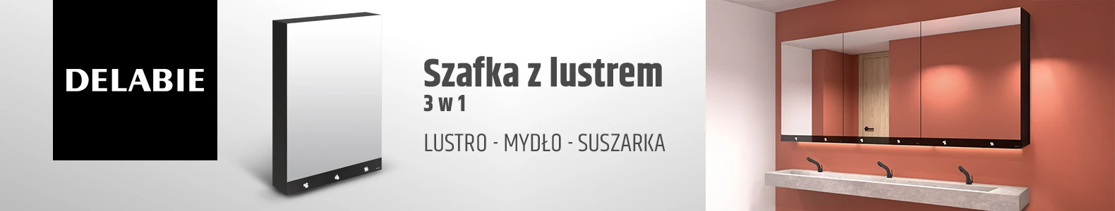 DELABIE szafka z lustrem