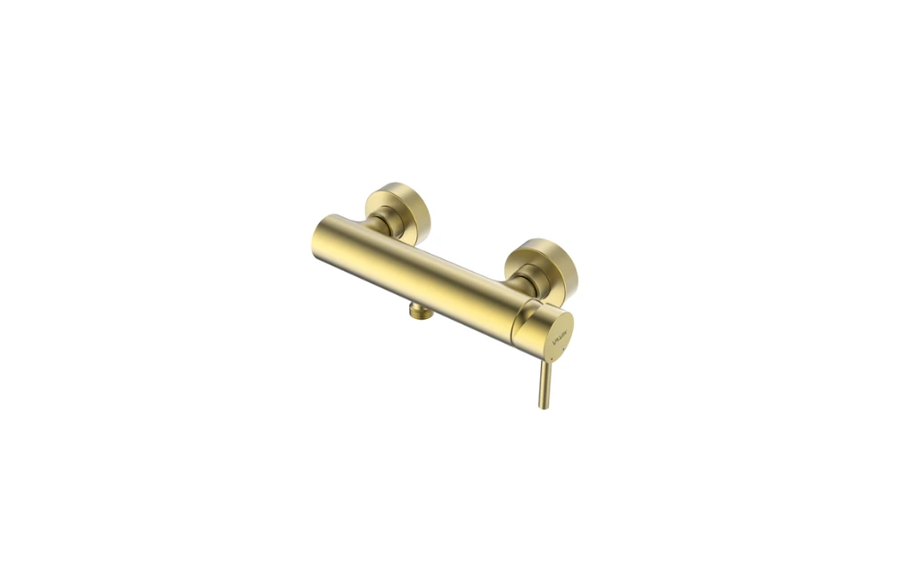 BATERIA NATRYSKOWA ALLORA ŚCIENNA, BRUSHED GOLD