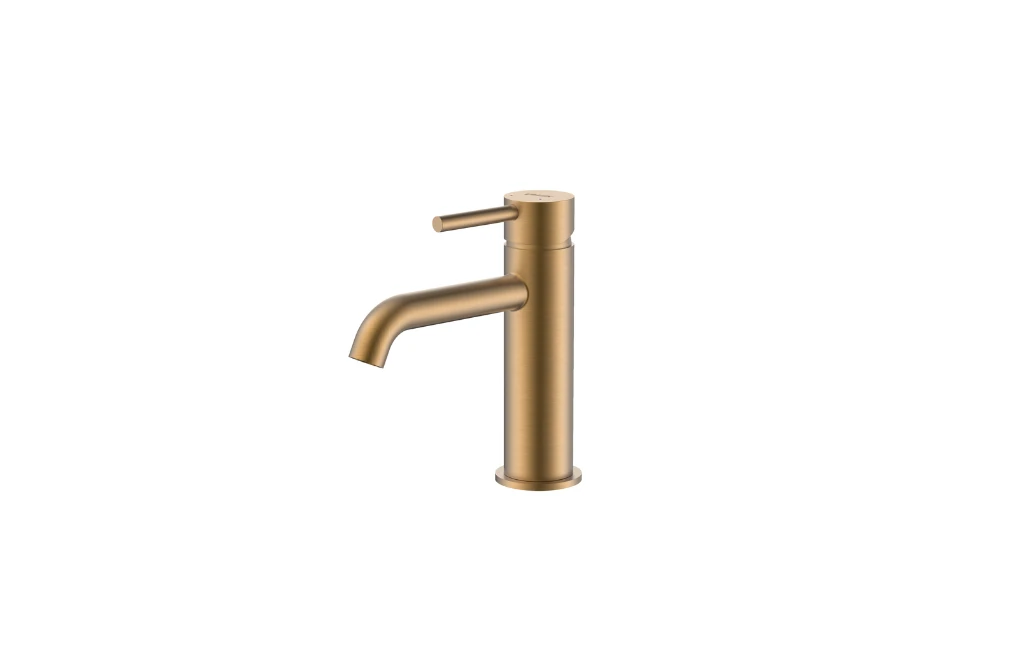 BATERIA UMYWALKOWA ALLORA STOJĄCA, BEZ KORKA SATIN COPPER