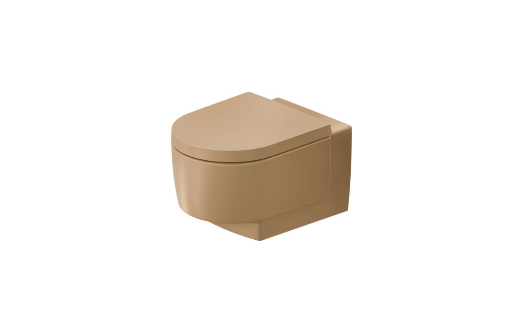 MISKA WISZĄCA WC BALCOON RIMFREE Z DESKĄ WOLNOOPADAJĄCĄ WYPINANĄ CLAY TERRA MAT, 54 cm