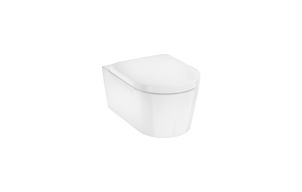 SET MISKA WC ELUPURA S AQUAFALL FLUSH Z DESKĄ WOLNOOPADAJĄCĄ WYPINANĄ, BIAŁY 54 cm