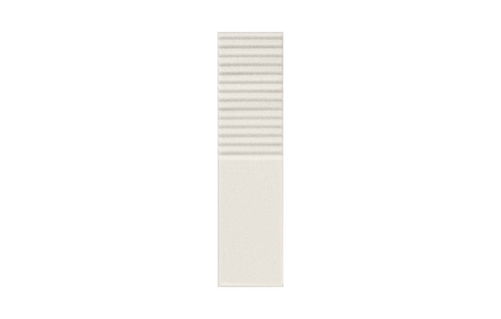 PŁYTKA ŚCIENNA GROOVE 7.8x29.8 cm, WHITE SUGAR 2 STR 