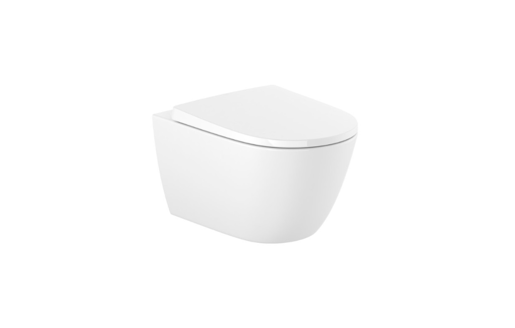 SET WC ONA Z DESKĄ WYPINANĄ WOLNOOPADAJĄCĄ BIAŁY, VORTEX 53 cm