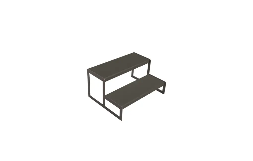 SCHODY ZEWNĘTRZNE SZARY MATOWY