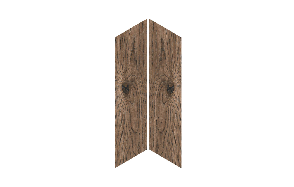 PŁYTKA GRES VIVO 11x54 cm CHEVRON,CASTANO 