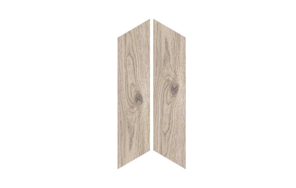 PŁYTKA GRES VIVO 11x54 cm CHEVRON, GRANO