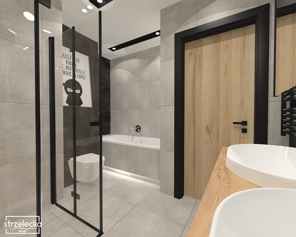 efektowny design łazienki