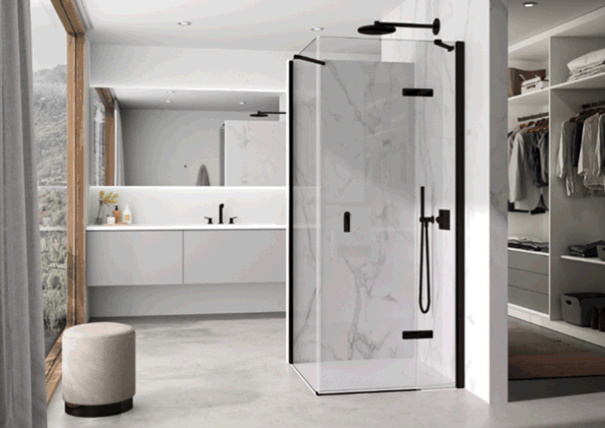 nowoczesny design kabiny prysznicowej