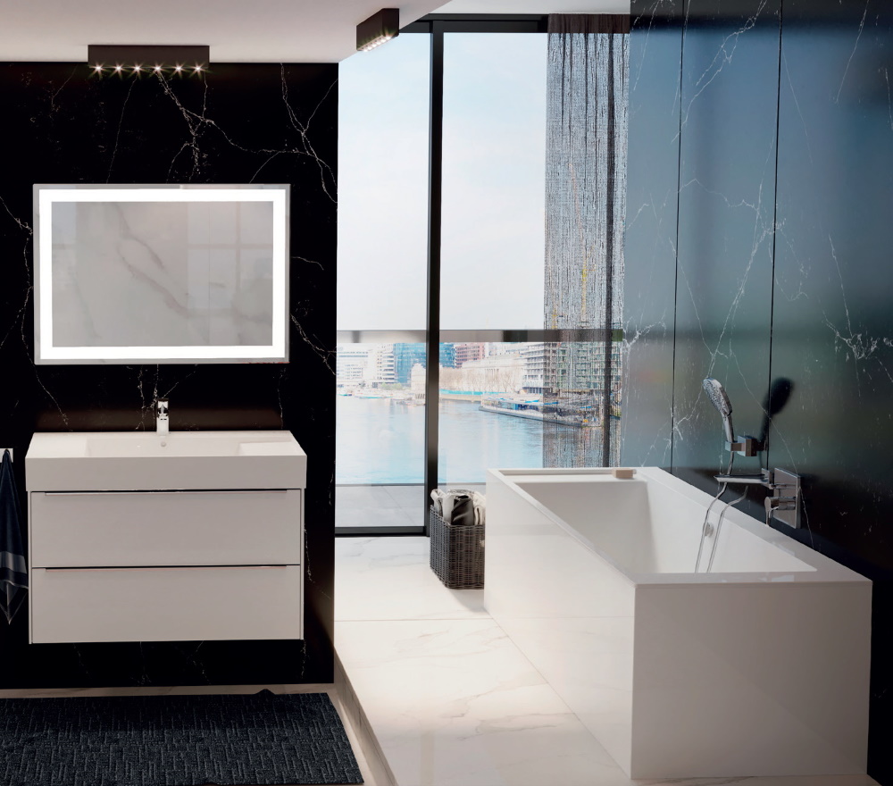 nowoczesna łazienka z produktami Roca