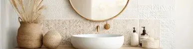 lazienka w stylu boho