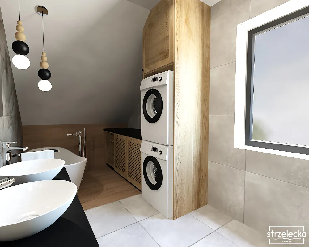 Łazienka na piętrze