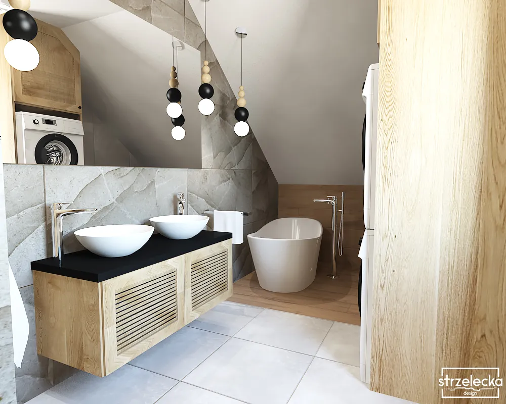 Łazienka na piętrze