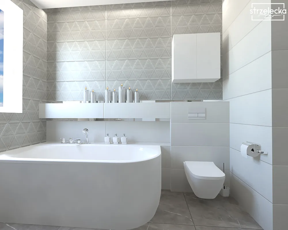 łazienka w szarościach