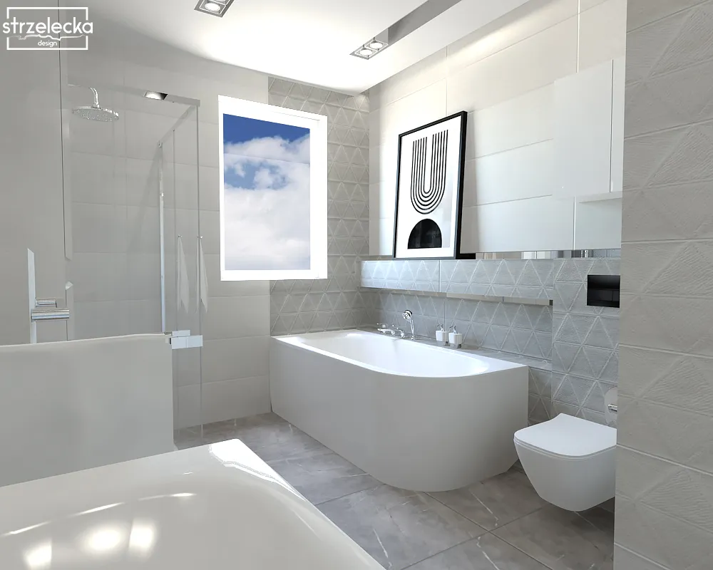 efektowny design łazienki