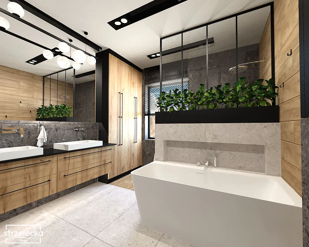 strzelecka design - projekt łazienki