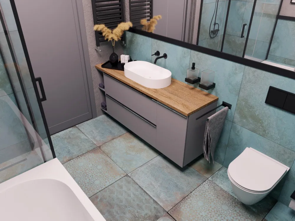 oryginalny design łazienki