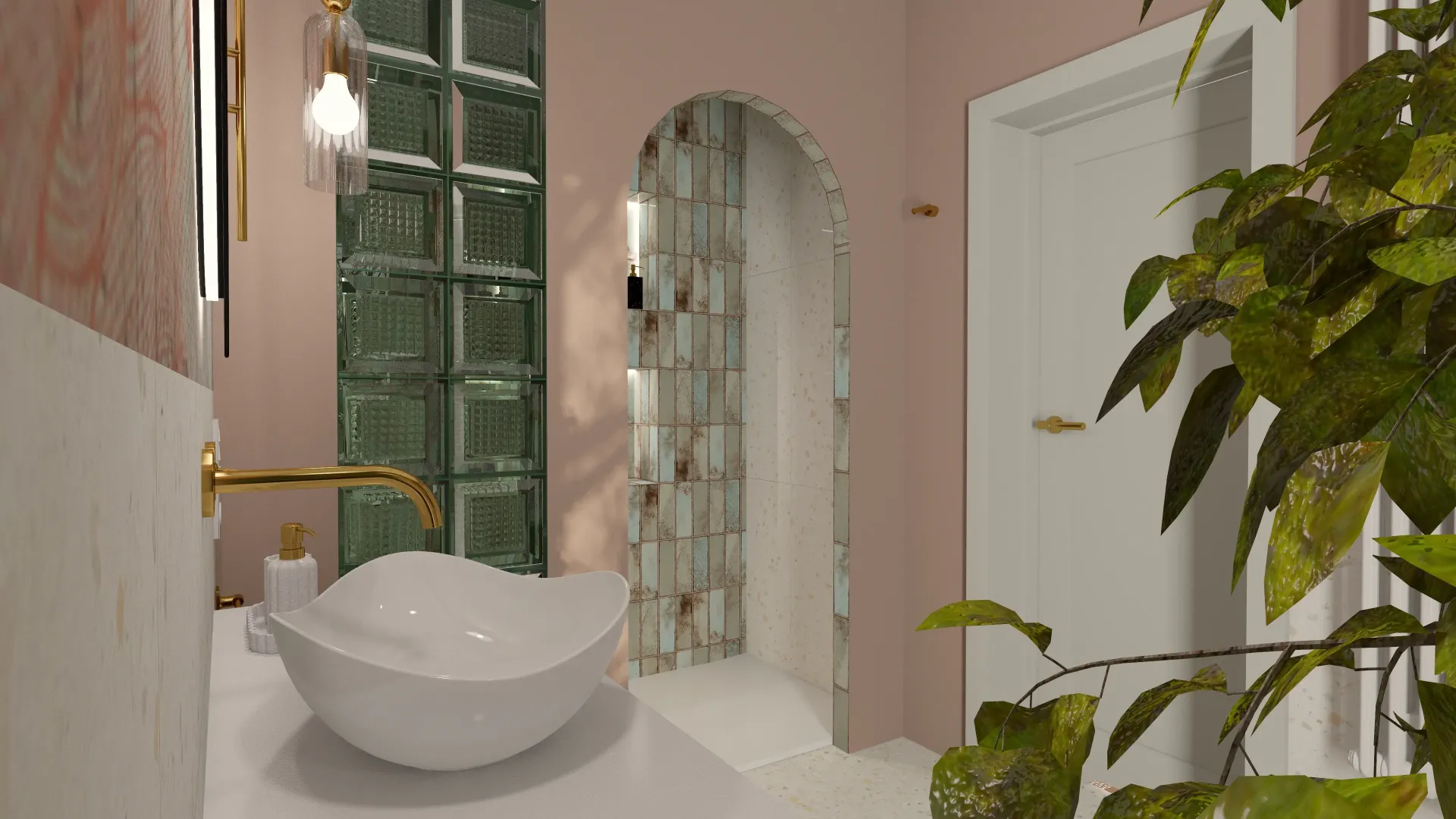 inspiracja w stylu mid-century