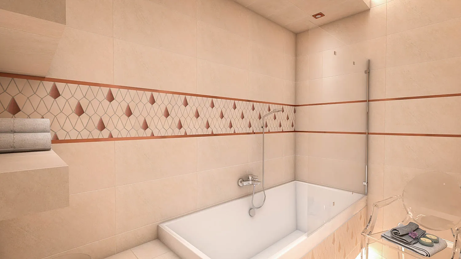 Wąska łazienka – przytulna i funkcjonalna 