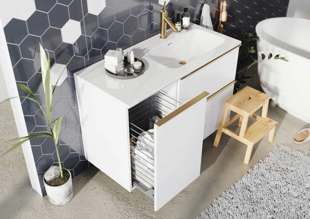 elegancka szafka łazienkowa