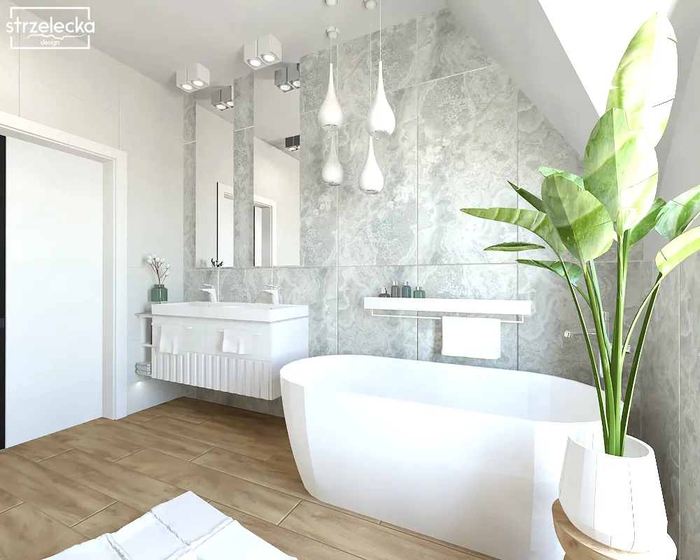 Funkcjonalna i nowoczesna łazienka