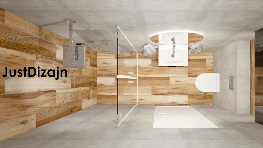 Aranżacja wąskiej łazienki