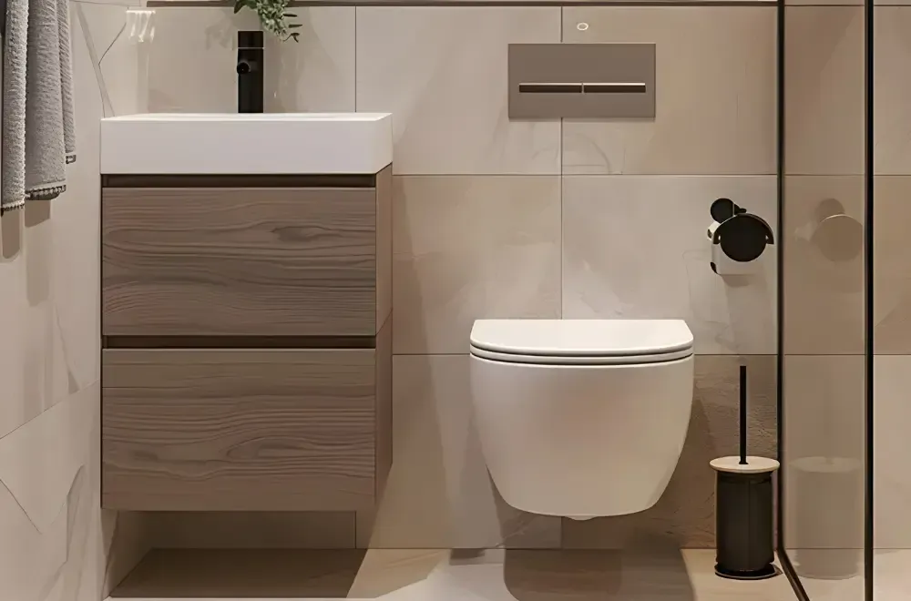 wc w malej lazience