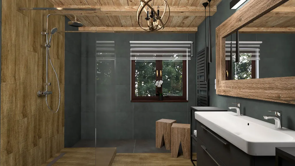 Propozycja aranżacji łazienki w ekologicznym stylu