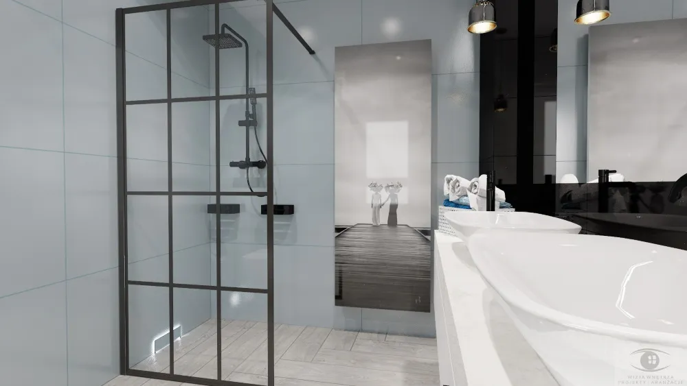 nowoczesny prysznic
