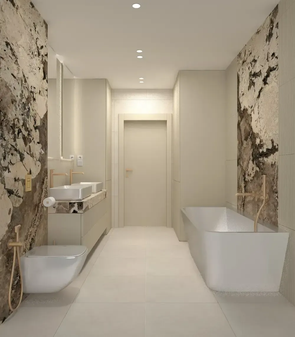 luksusowy salon kąpielowy