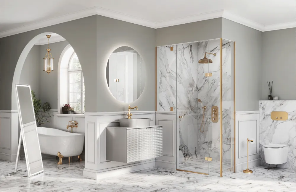 Wybór uchwytów i blatu do szafki