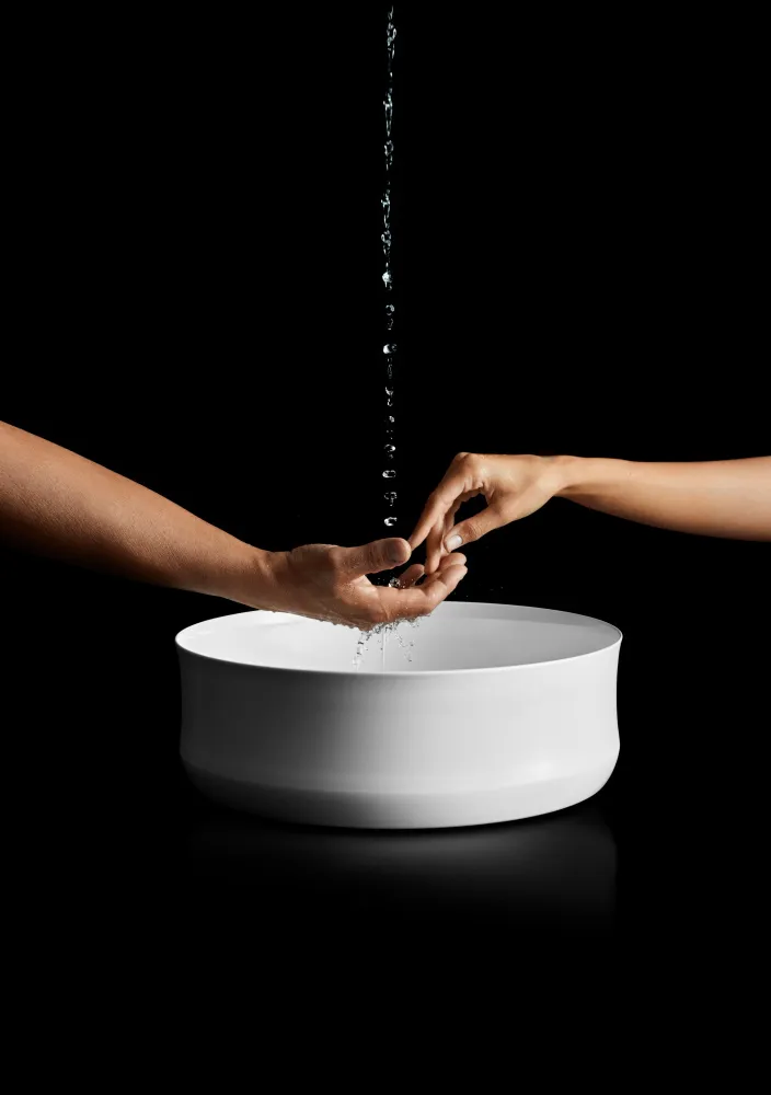 nowoczesna umywalka stawiana na blat