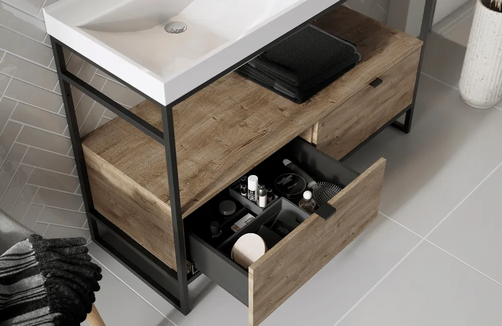 Praktyczna szafka pod umywalką