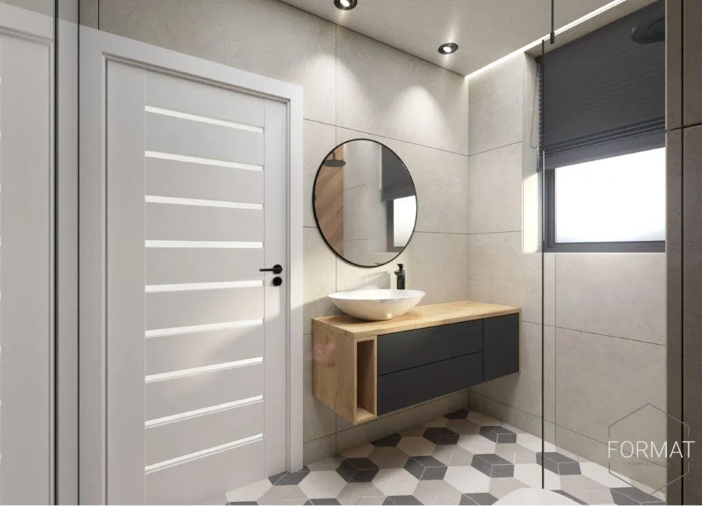 mała, lecz elegancka łazienka