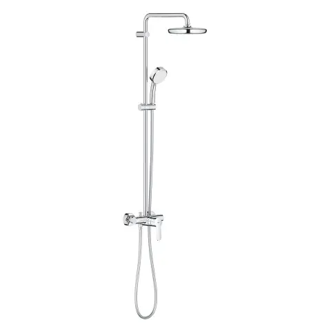 Tempesta Cosmopolitan System 210 System prysznicowy z jednouchwytową baterią ścienną