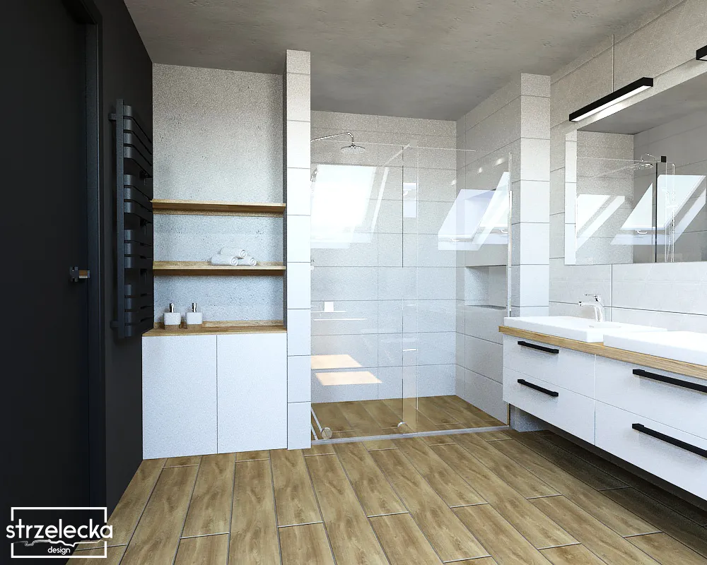 łazienka black & white