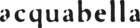 logotyp acquabella