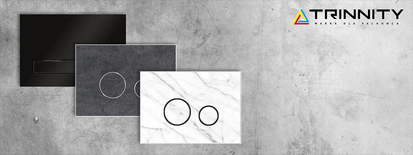 Poznaj nową gamę przycisków WC marki Trinnity