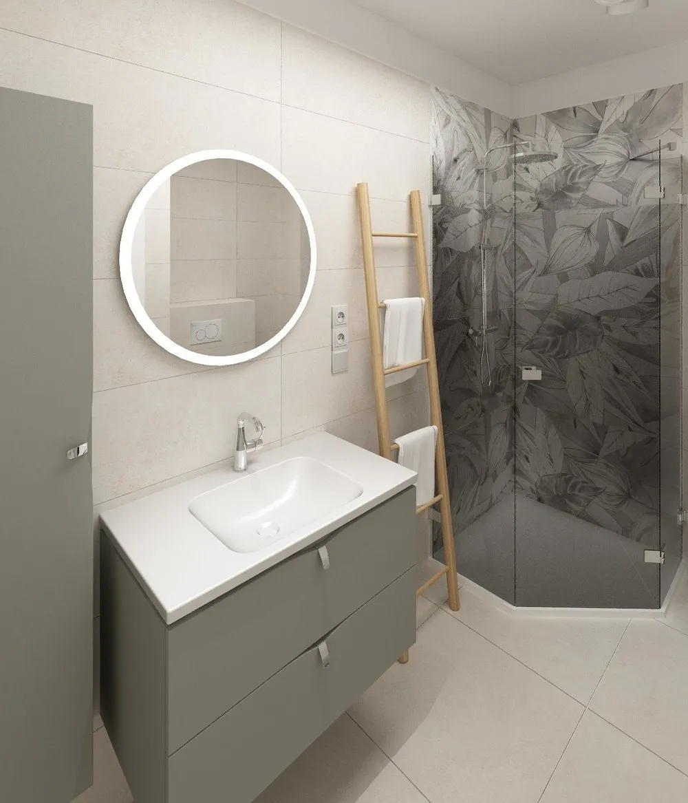 łazienka z prysznicem