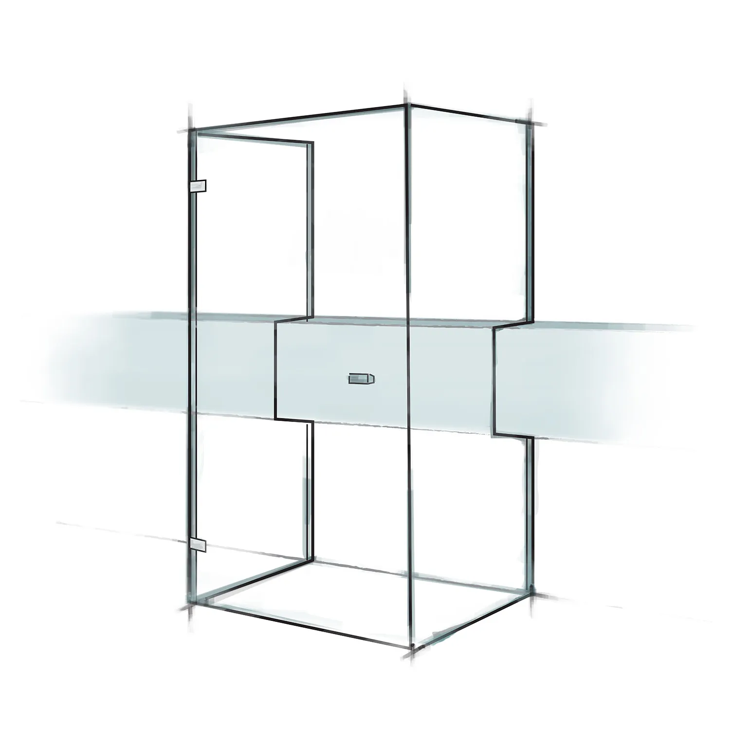 Nowoczesna kabina na wymiar