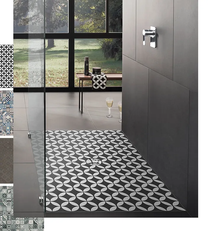 łazienka z efektownym brodzikiem