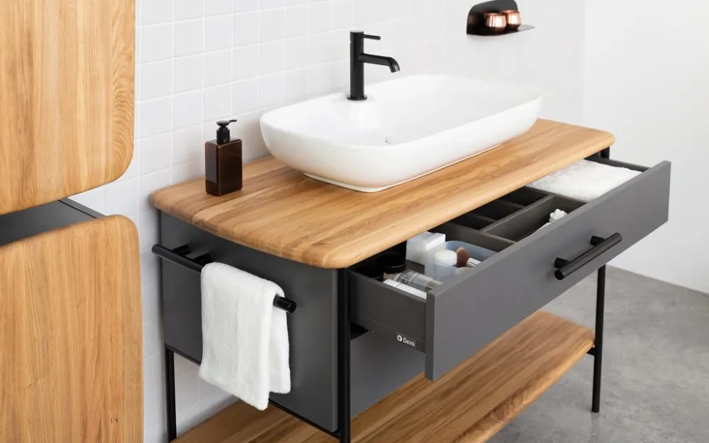 piękna łazienka w drewnie