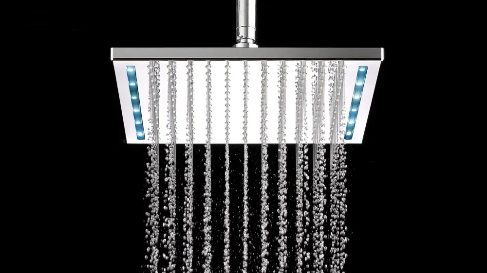 kwadratowa głowica natrysku LED