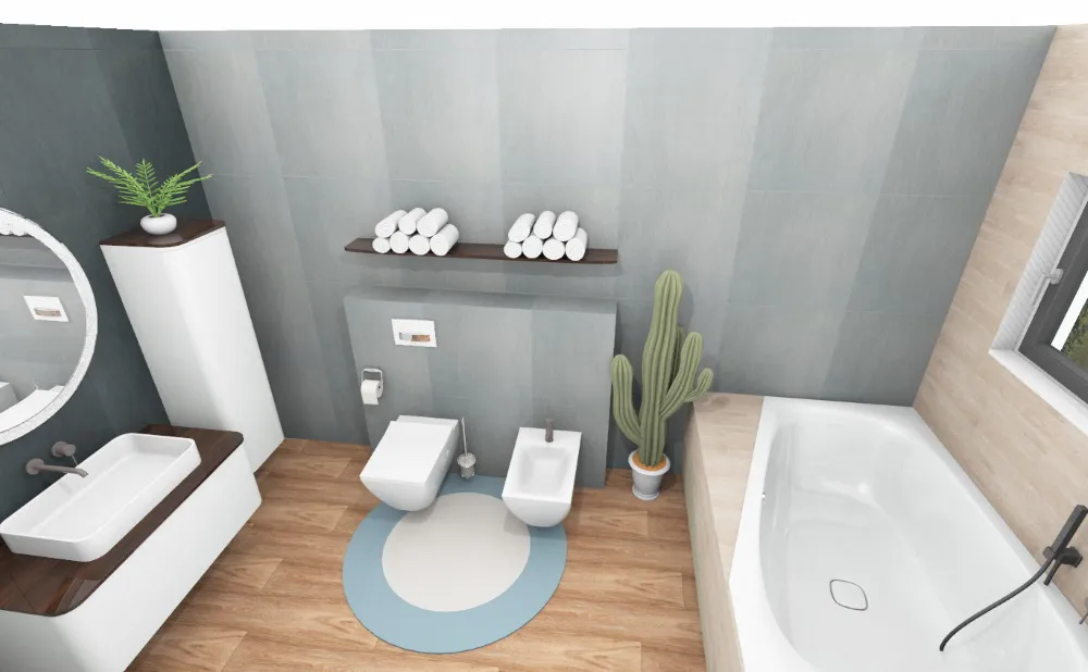 w pełni funkcjonalna łazienka