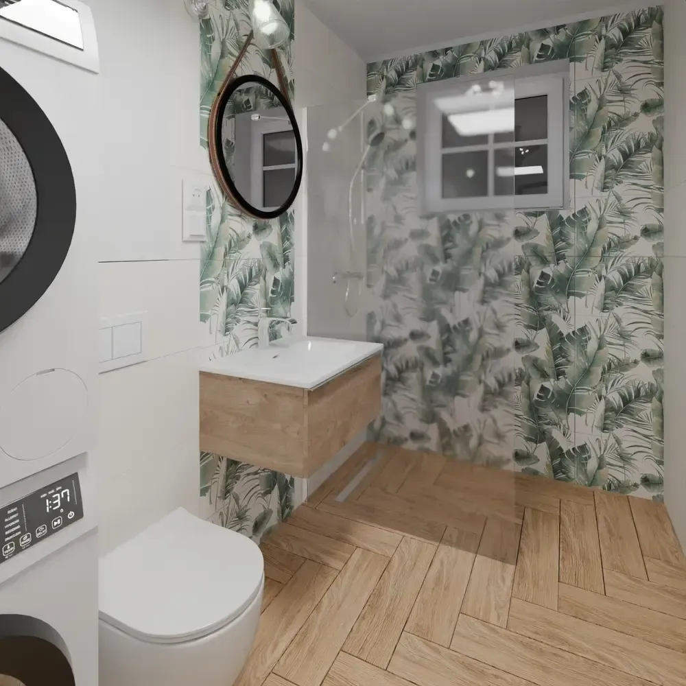 łazienka w tropikach