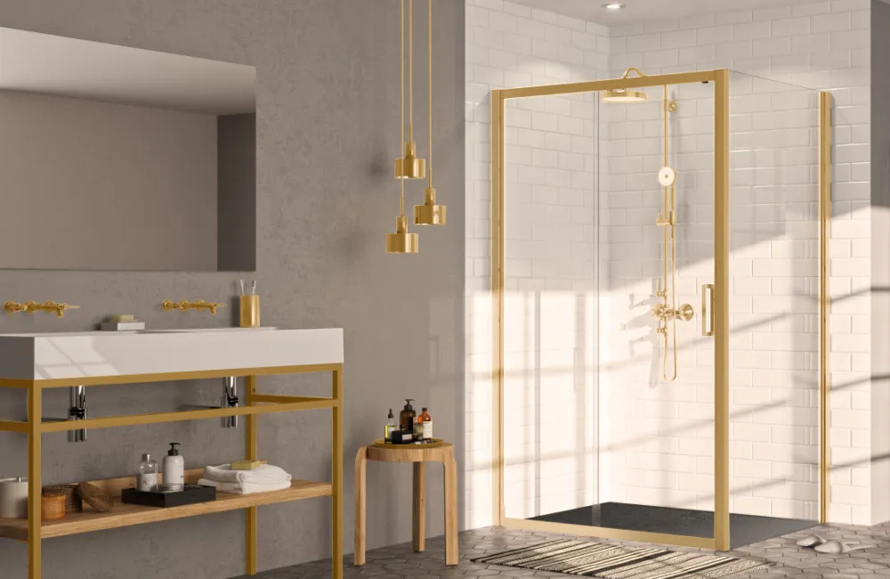 kabina prysznicowa w łazience