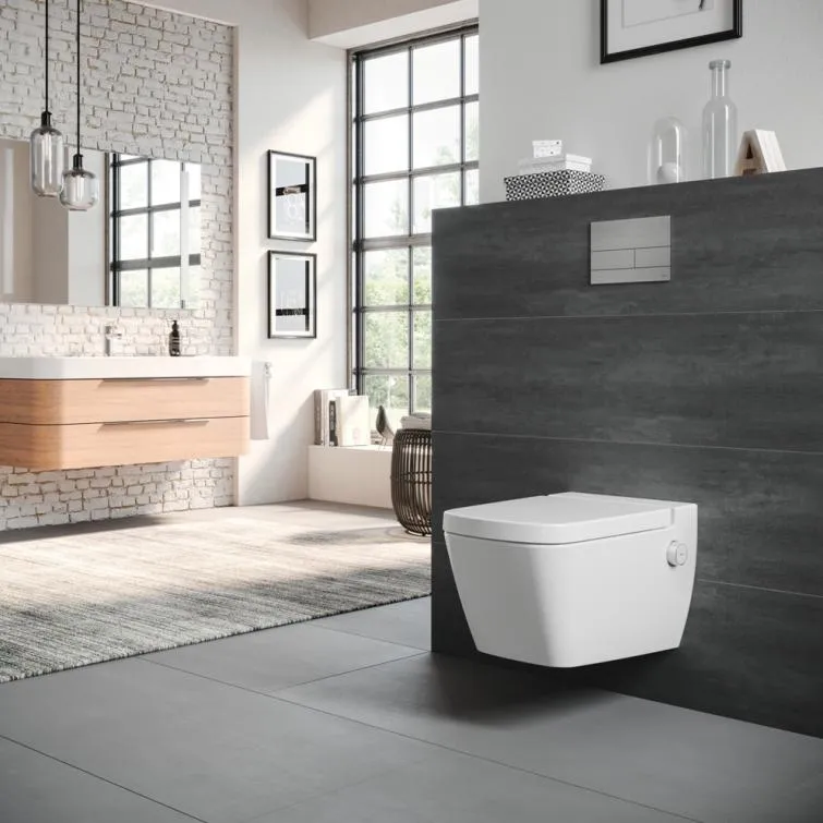 elegancka łazienka z myjącą toaletą