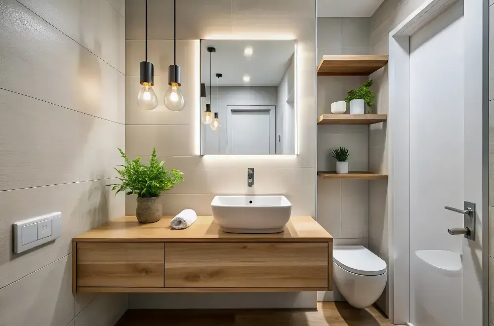 nowoczesne wnętrze łazienki