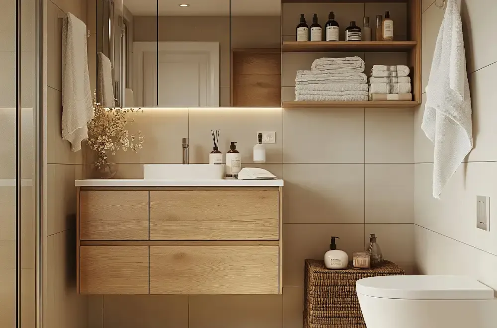 nowoczesna mała łazienka