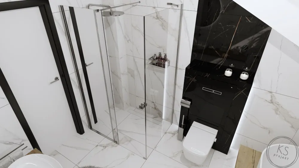 wygodna strefa prysznica