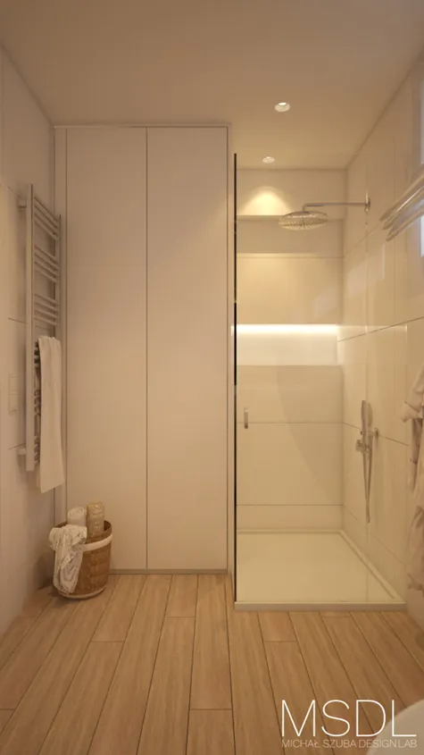 podłużna łazienka